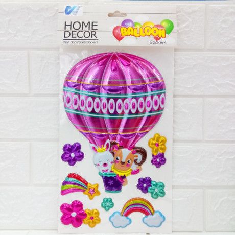 Factory direct sales balloon paste bubble sticker combination series bear