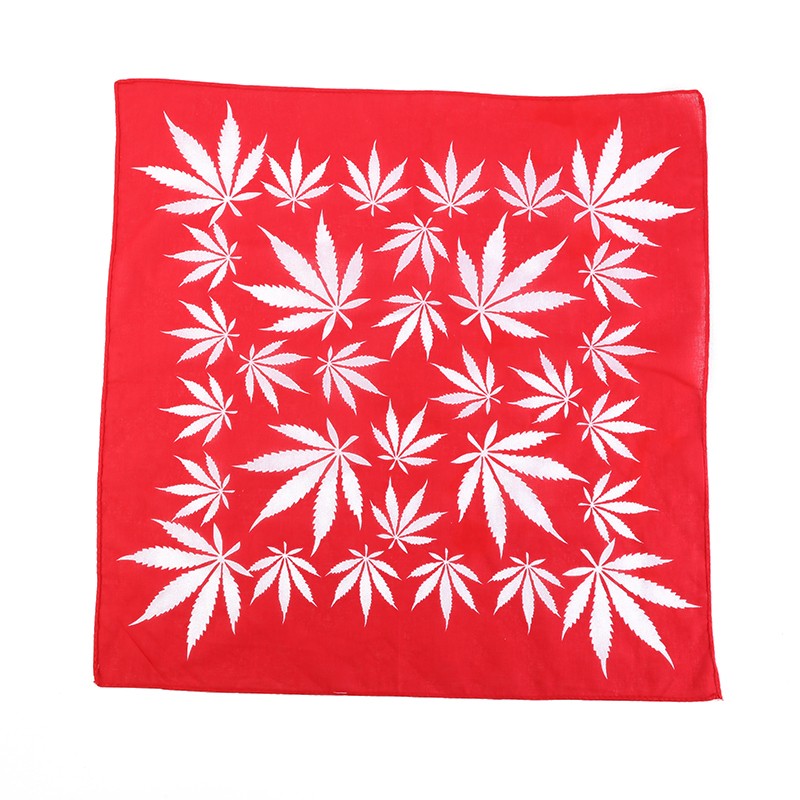 Hao Hao Headscarf Manufacturers Directly For Europe And The United States Men And Women Outdoor Sports Headscarf Hip-Hop Hip-Hop Cotton Maple Leaf Square Wholesale Magic Headscarf undefined