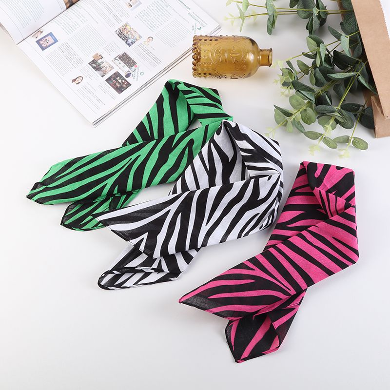 Hao Hao Headscarf Manufacturers Direct For Outdoor Sports Headscarf Hip-Hop Cotton Headscarf Wholesale Outdoor Riding Headscarf Zebra Print Specification drawing