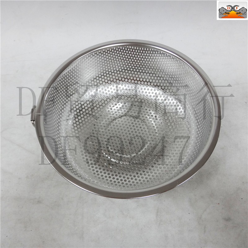 DF99231     双耳密孔多用篮精品不锈钢双耳冲孔篮 家用多尺寸 沥水淘米 果蔬篮DF TRADING HOUSE详情6