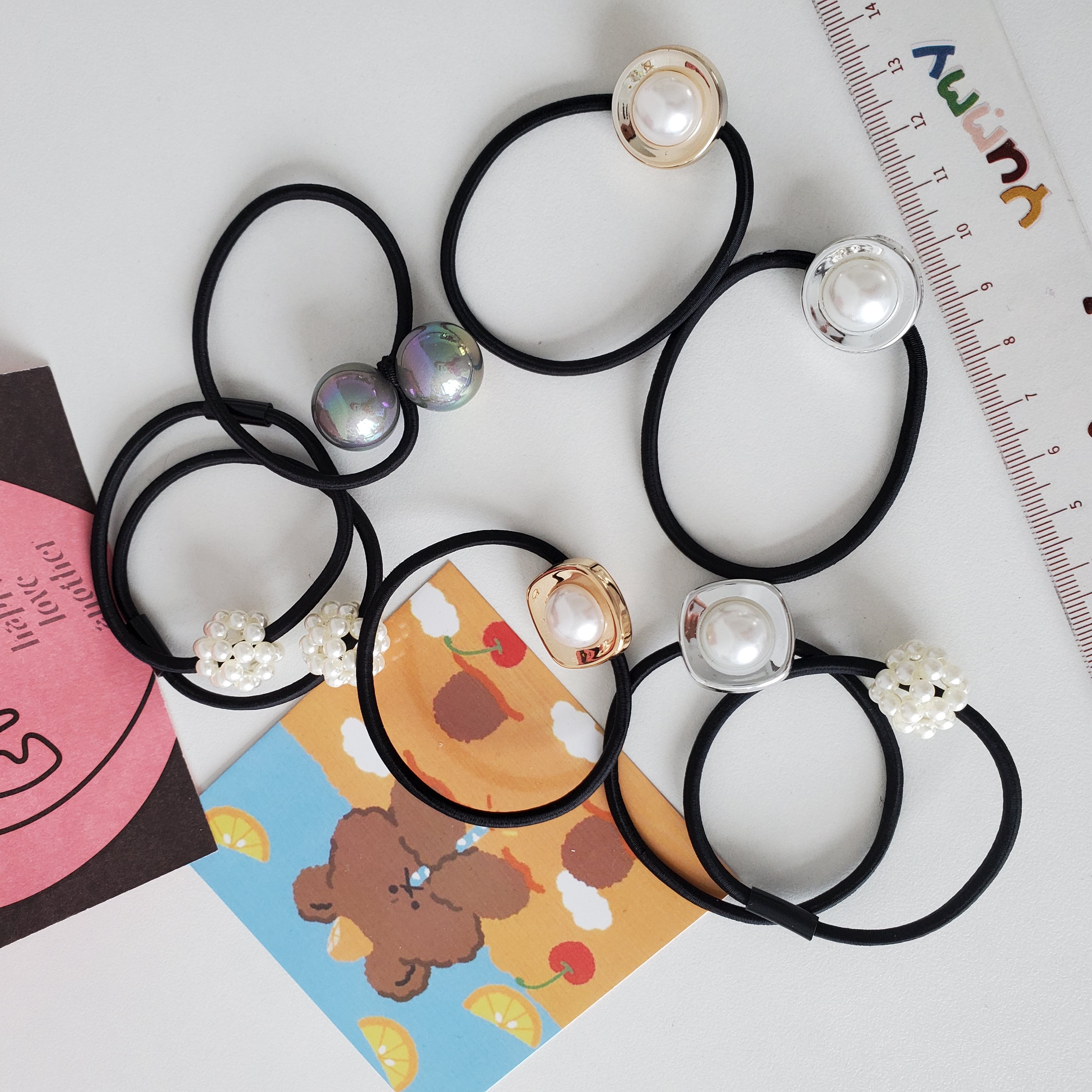 Yiwu's best-selling InS-style Korean-style hair bands and hair accessories for girls and children are sold directly by the manufacturer. A set of 6 pieces detail image 5