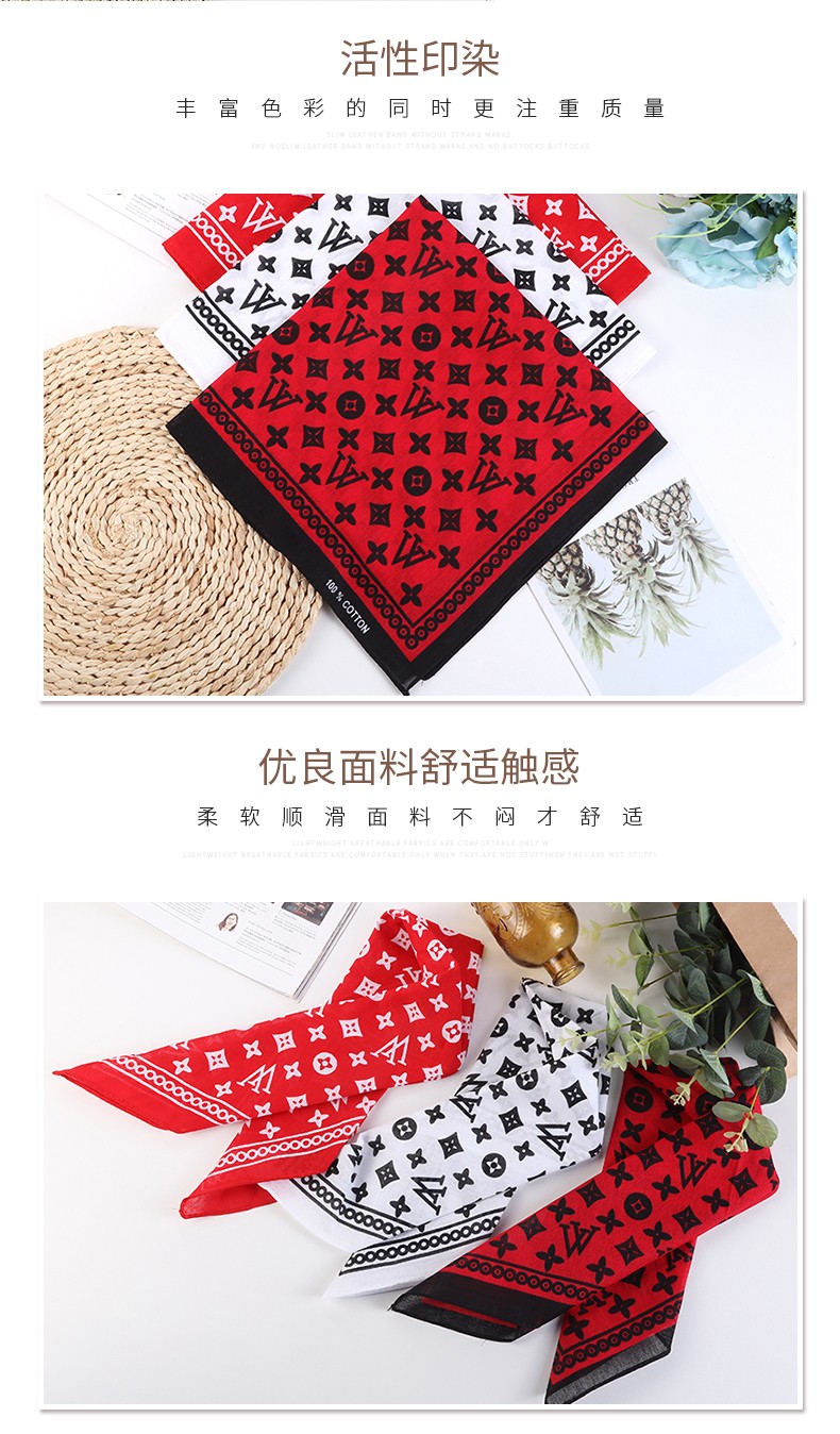 Hao Hao Headscarf Manufacturers Directly For Europe And The United States Men And Women Outdoor Sports Headscarf Hip-Hop Cotton Headscarf Wholesale Outdoor Riding Headscarf Item Picture