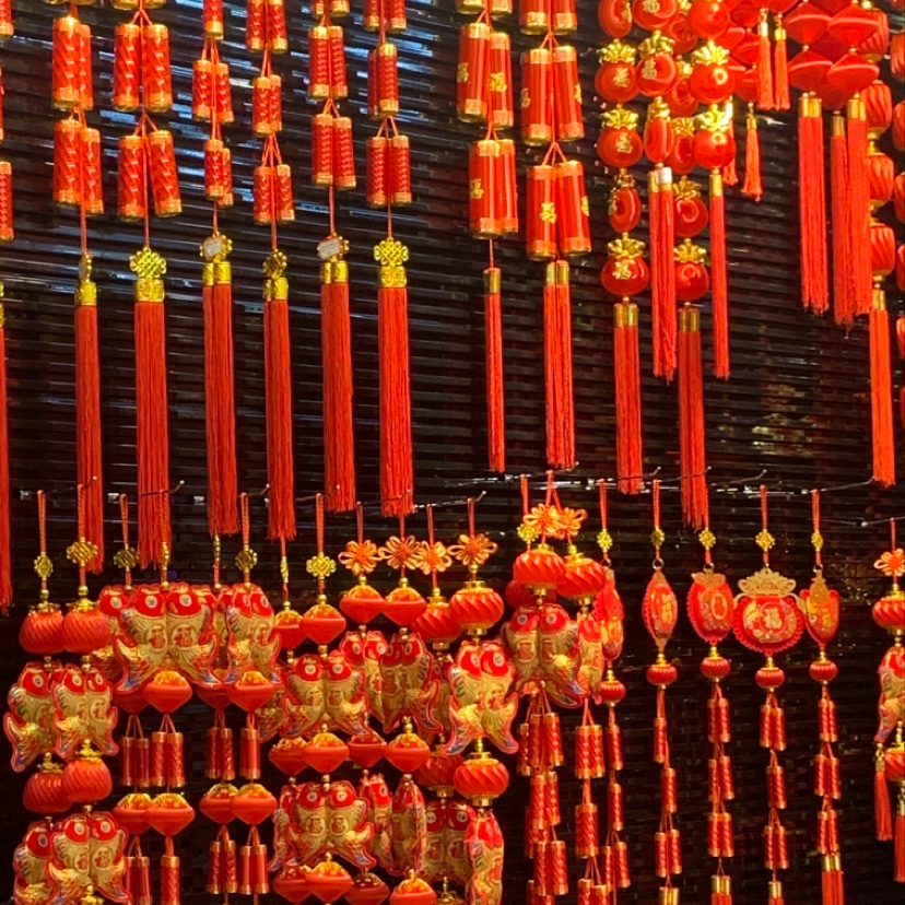 丝光球单个灯笼挂件地摊经济喜庆装饰春节挂件5