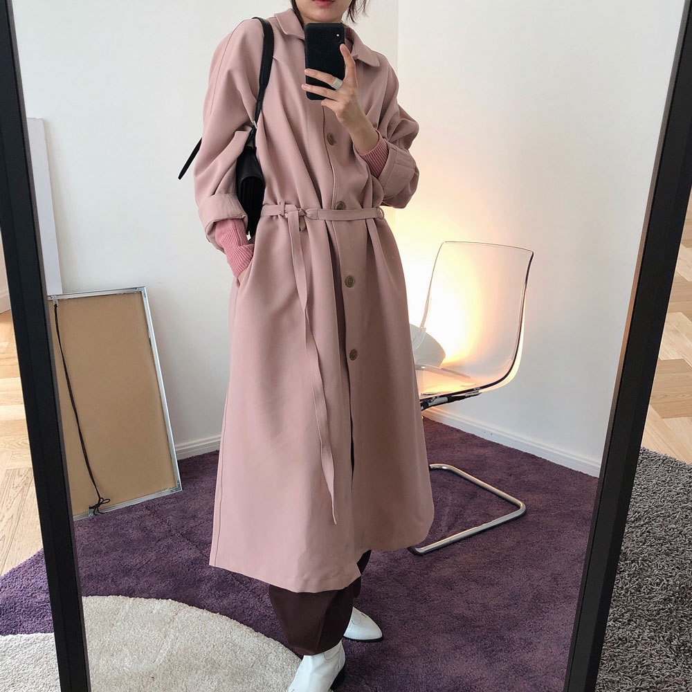 Pink And Black Wool Coat Specification drawing