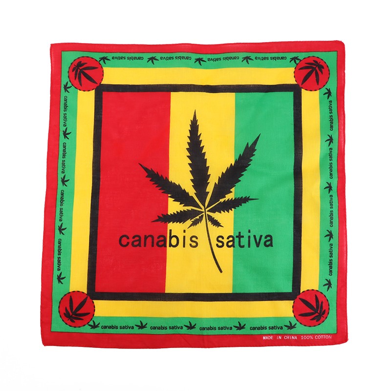 Hao Hao Headscarf Manufacturers Directly For Europe And The United States Men And Women Outdoor Sports Headscarf Hip-Hop Hip-Hop Cotton Maple Leaf Square Wholesale Magic Headscarf undefined