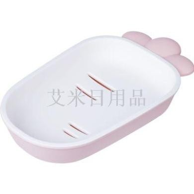 JL-6315萝卜香皂盒肥皂架免打孔香皂置物架肥皂盒沥水排水皂架详情图4