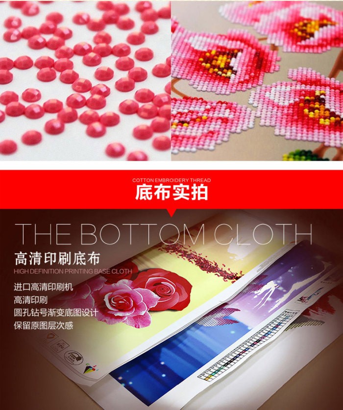 外贸新款DIY钻石画 月光猫点钻十字绣装饰画满钻 跨境专供详情图4