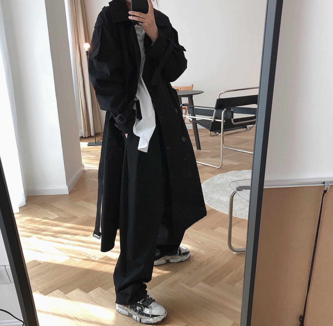 Black Classic Wool Coat