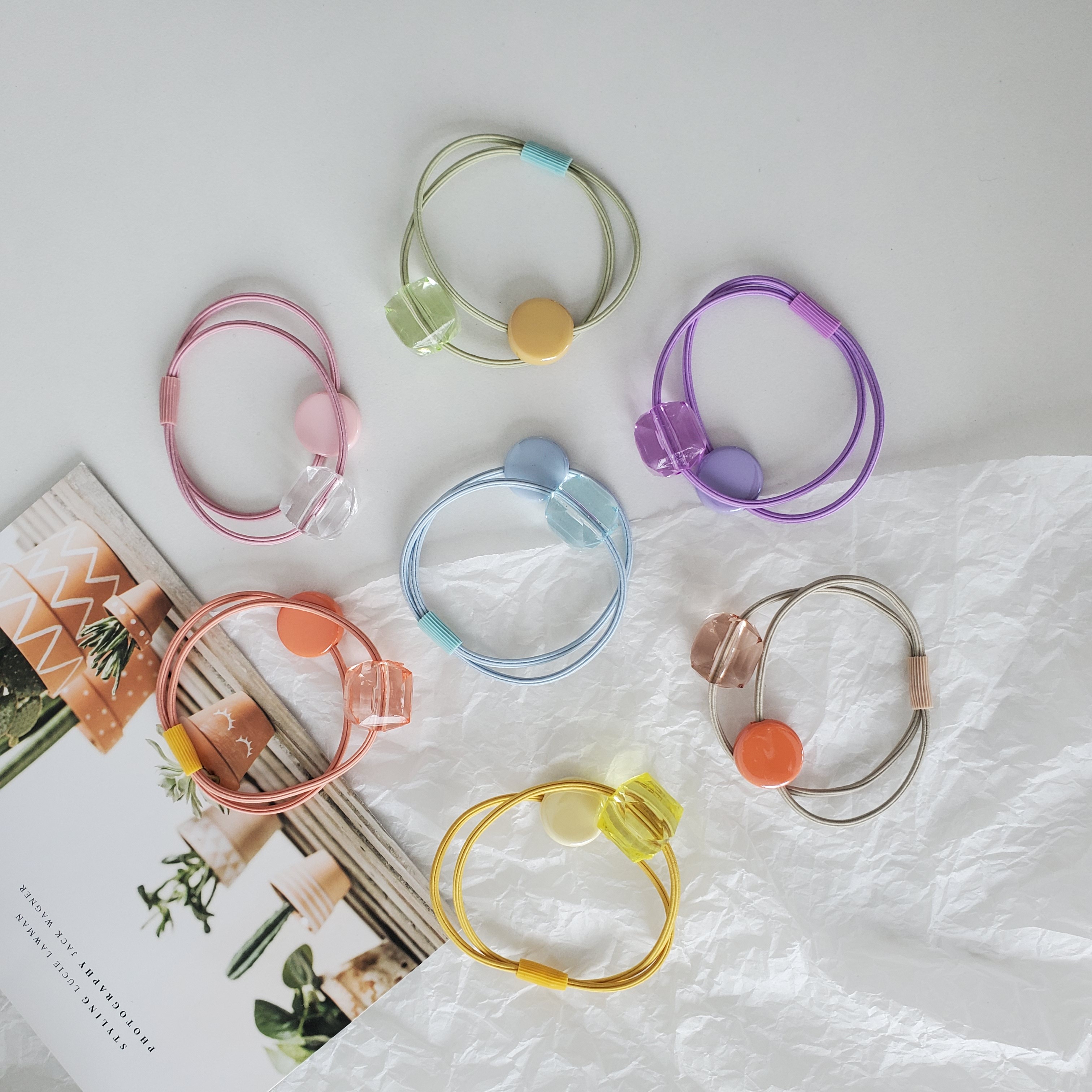 Yiwu's top-selling Korean-style children's and girls' hair accessories and hair bands, InS-style bestsellers, set of 6 detail image 9