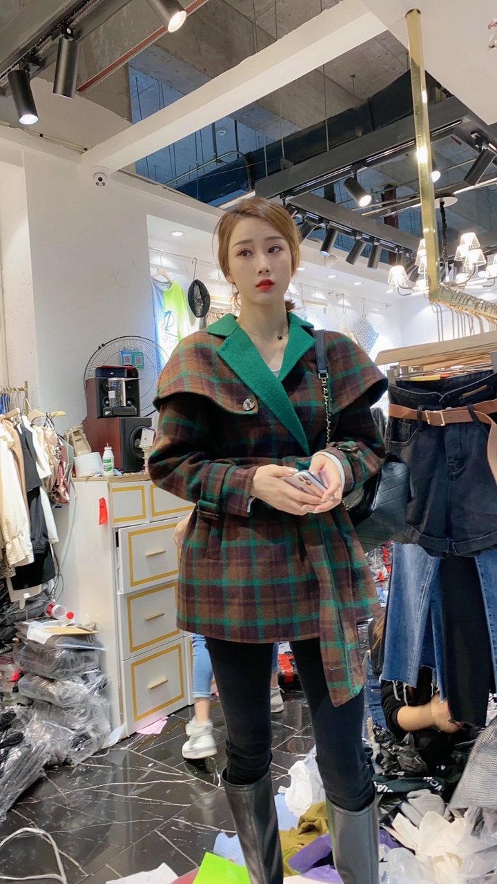韩版休身双面羊绒