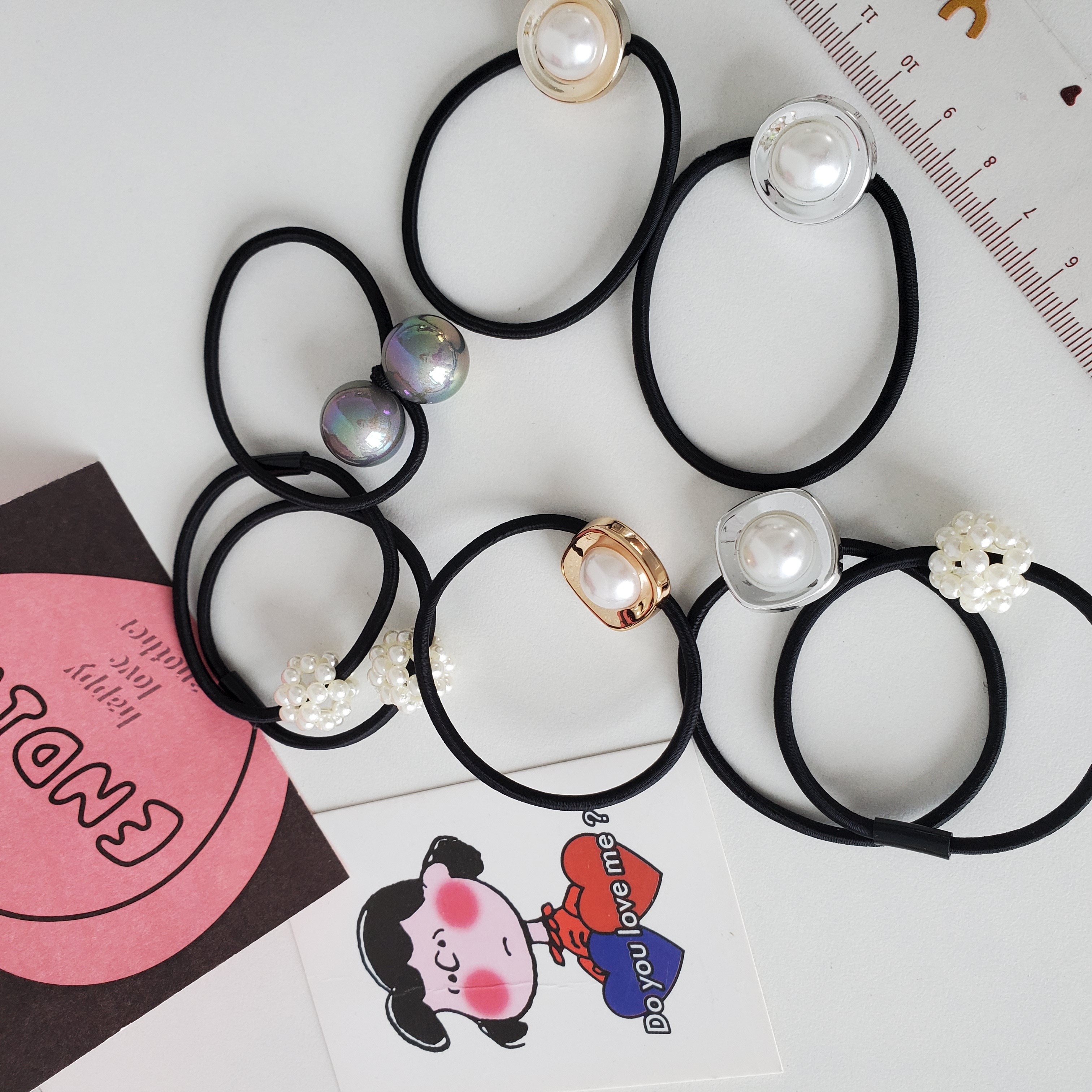 Yiwu's best-selling InS-style Korean-style hair bands and hair accessories for girls and children are sold directly by the manufacturer. A set of 6 pieces detail image 3