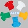 夏约牌儿童T恤定制diy纯棉短袖 幼儿园活动表演空白手绘文化衫产品图