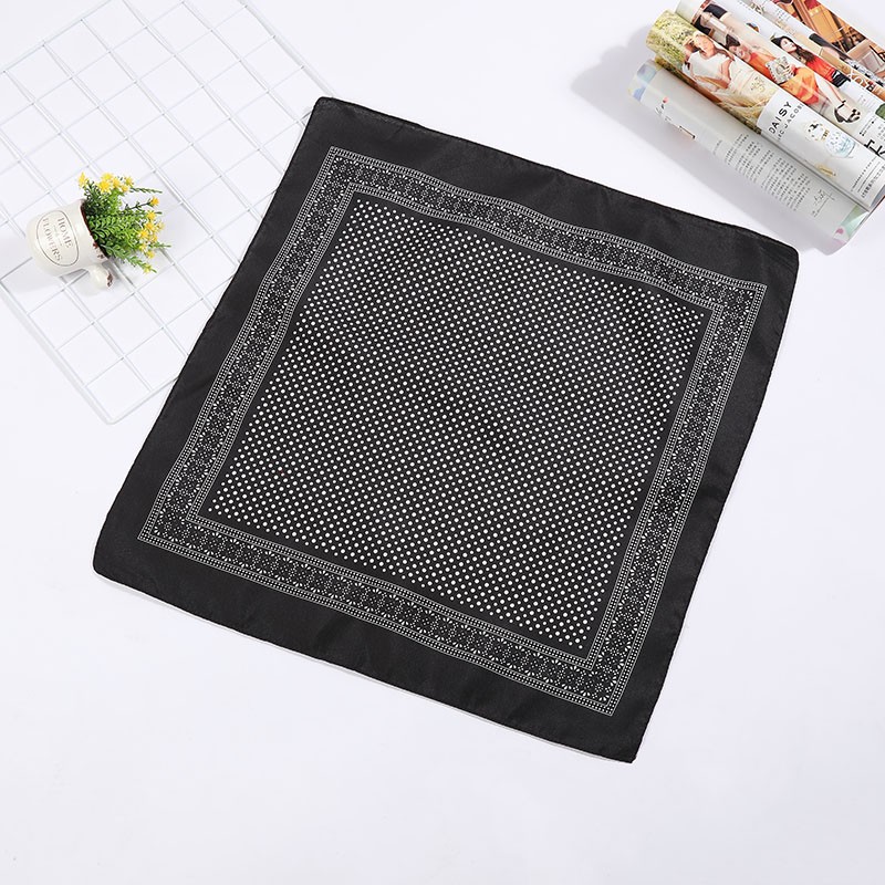 Hao Hao Headscarf Manufacturers Directly For Europe And The United States Men And Women Outdoor Sports Headscarf Hip-Hop Polyester Polka Dot Square Wholesale Magic Headscarf undefined