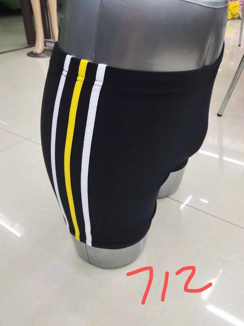 Swimming trunks, male, awkment-proof, male, flat Angle, large size, loose, quick-dry swimming shorts, hot spring swimming cap, goggles, beach pants thumbnail