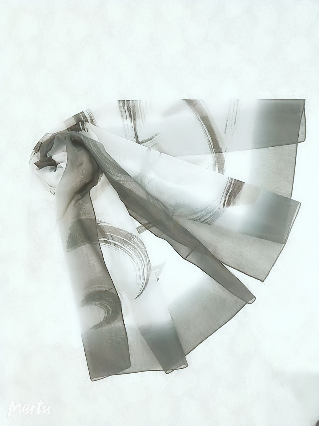 Printed cotton scarf 1