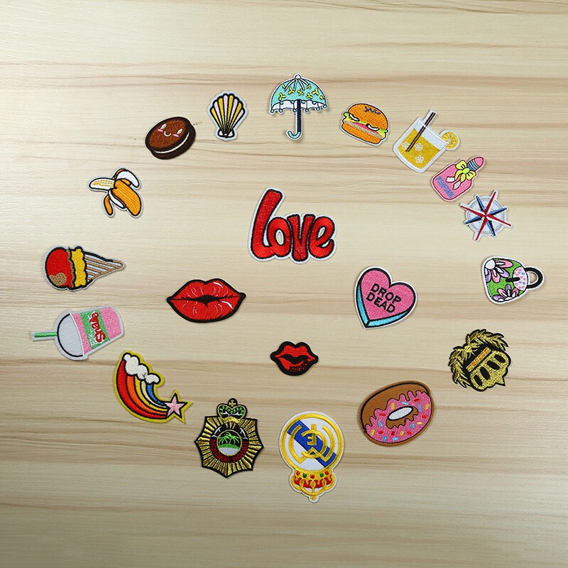 Manufacturers direct embroidery patch DIY cloth stick