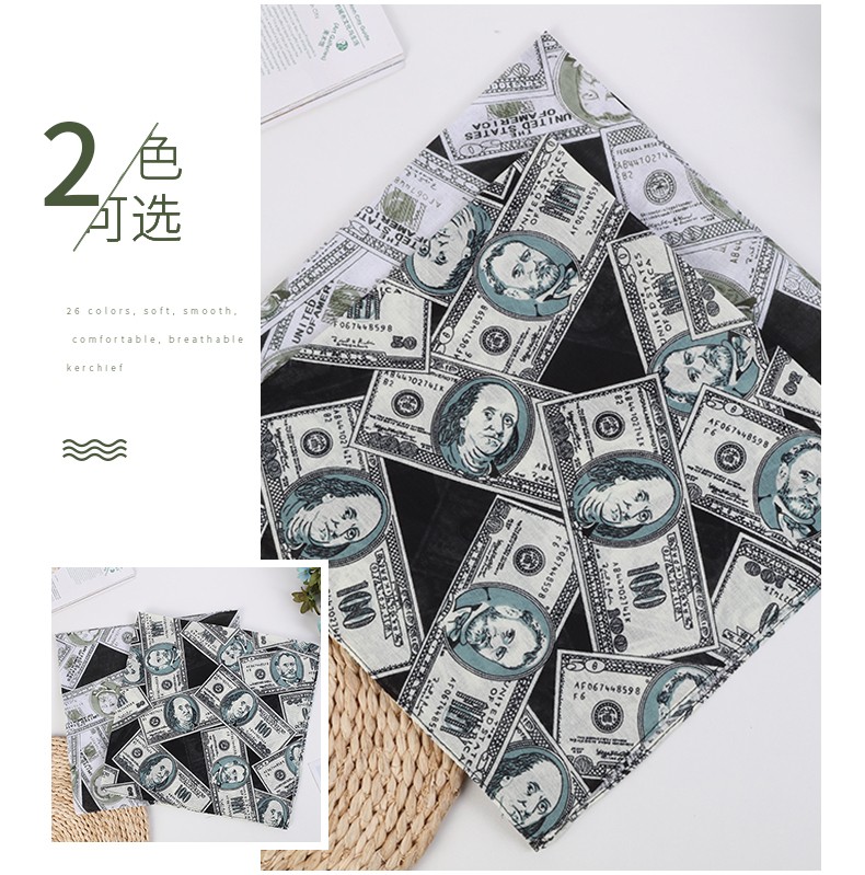 Hao Hao Headscarf Manufacturers Direct For Europe And The United States Men And Women Outdoor Sports Headscarf Hip Hop Cotton Dollar Square Wholesale Magic Headscarf Specification drawing