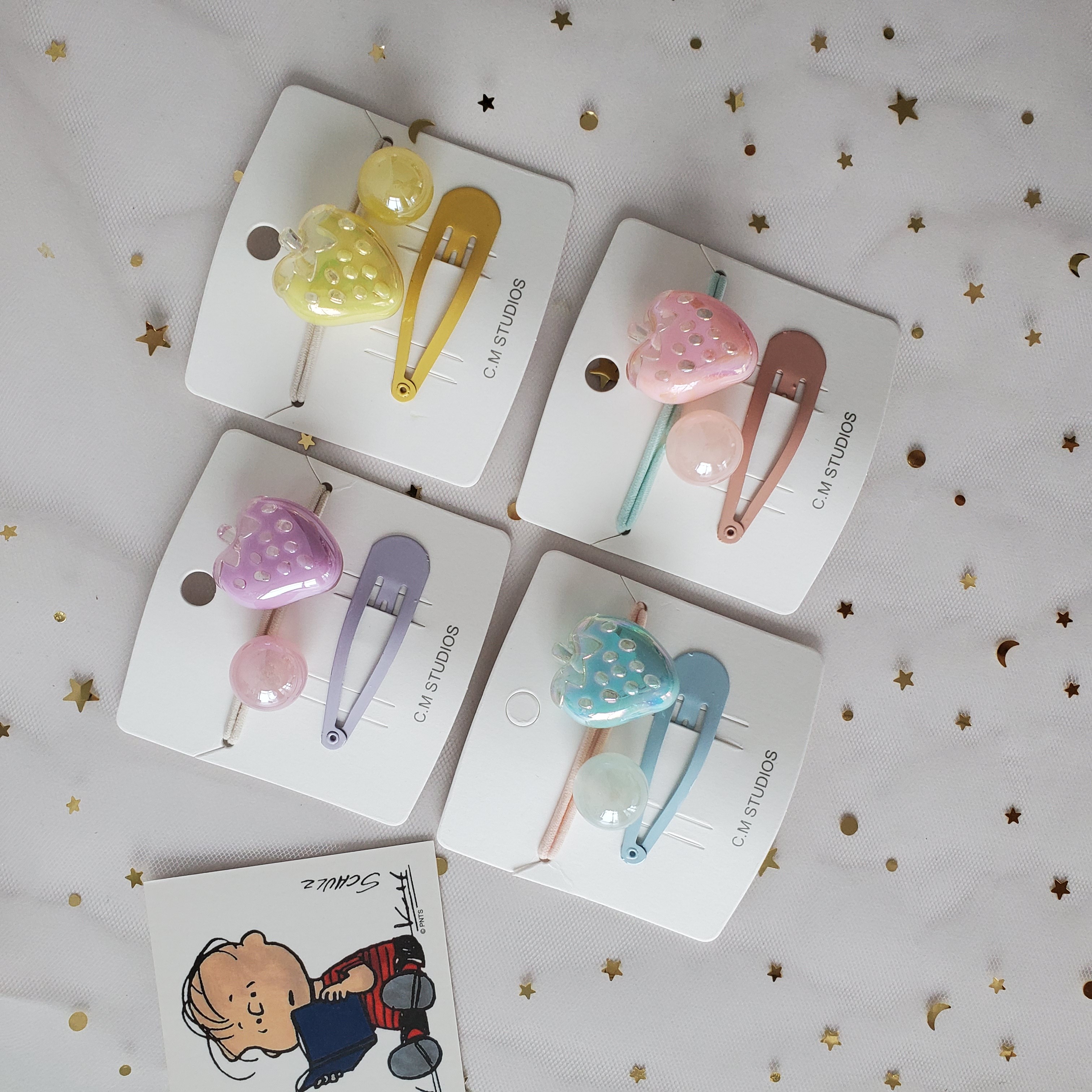 Yiwu's best-selling InS-style Korean-style hair bands and hair accessories are sold directly by the manufacturer. 2 cards detail image 8