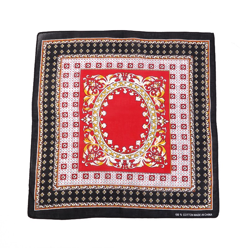 Hao Hao Headscarf Manufacturers Directly For Europe And The United States Men And Women Outdoor Sports Headscarf Hip-Hop All Cotton Square Wholesale Magic Headscarf undefined