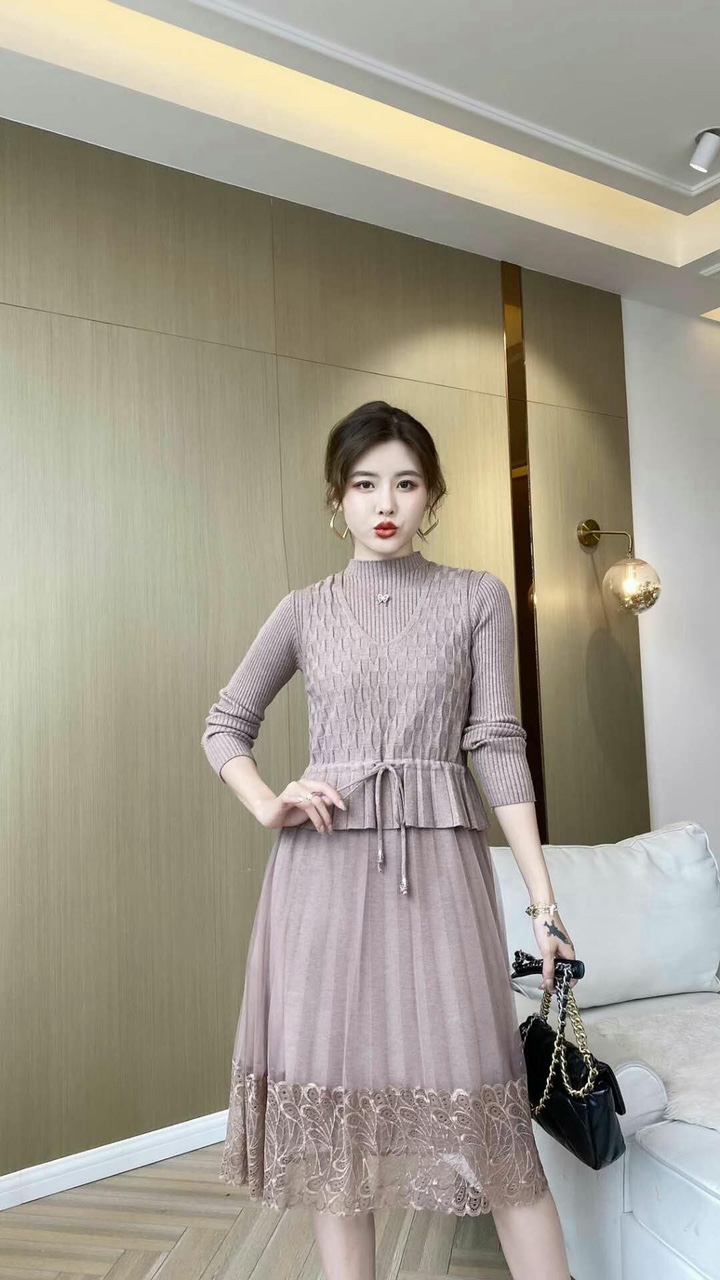 Knit 2 piece dress thumbnail