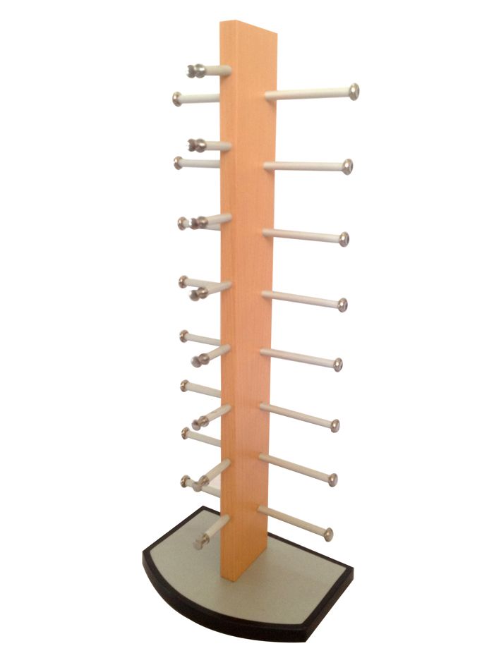 8 sets of wood grain color glasses display rack glasses display shelf B2020-1 thumbnail