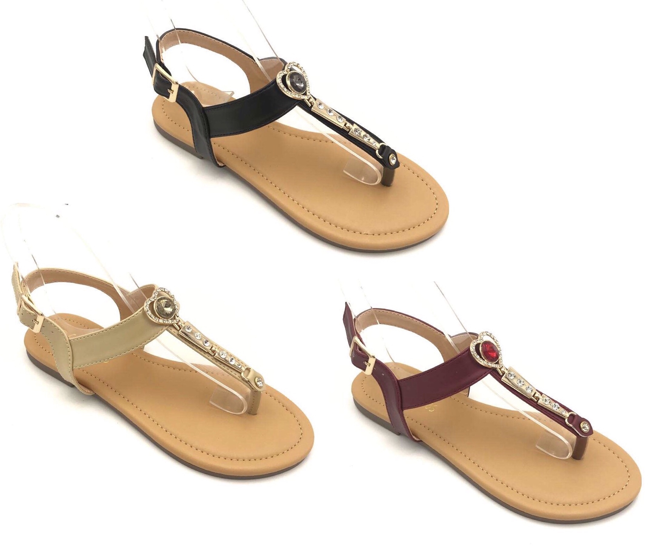 Detail of European Flip-Flop Sandals