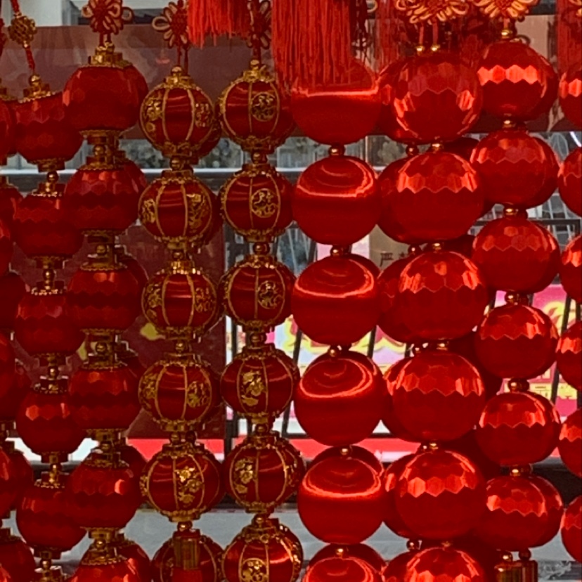 丝光球单个灯笼挂件地摊经济喜庆装饰春节挂件31