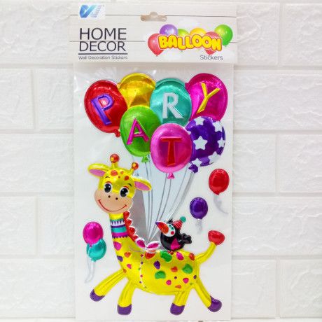 Manufacturers direct sales balloon stick bubble sticker combination series giraffe