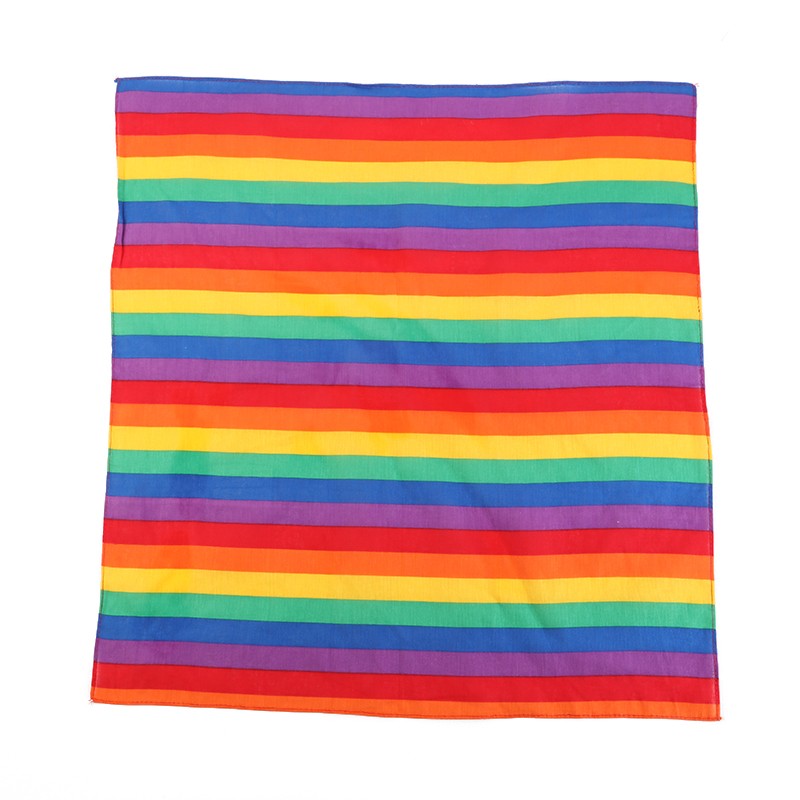 Hao Hao Headscarf Manufacturers Direct For Europe And The United States Men And Women Outdoor Sports Headscarf Hip-Hop All Cotton Rainbow Square Scarf Wholesale Magic Headscarf undefined
