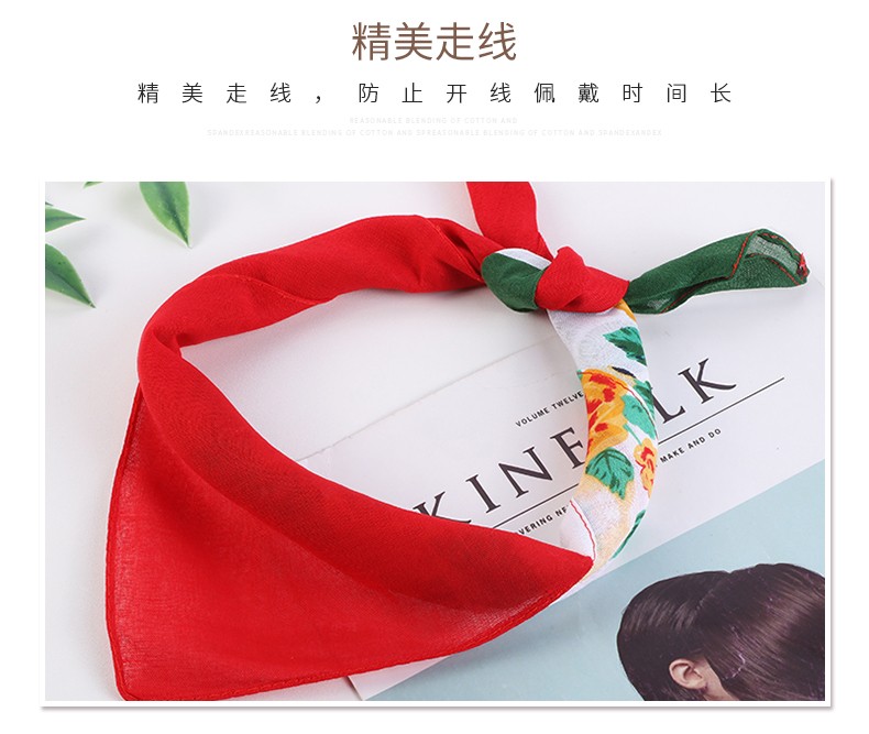 Hao Hao Headscarf Manufacturers Directly For Europe And The United States Men And Women Outdoor Sports Headscarf Hip-Hop All Cotton Square Wholesale Magic Headscarf undefined