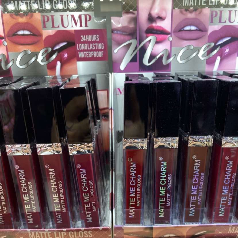 Dark 6-color non-stick lip gloss cups are fashionable and versatile Specification image