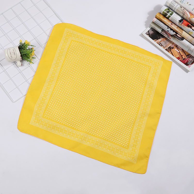Hao Hao Headscarf Manufacturers Directly For Europe And The United States Men And Women Outdoor Sports Headscarf Hip-Hop Polyester Polka Dot Square Wholesale Magic Headscarf undefined