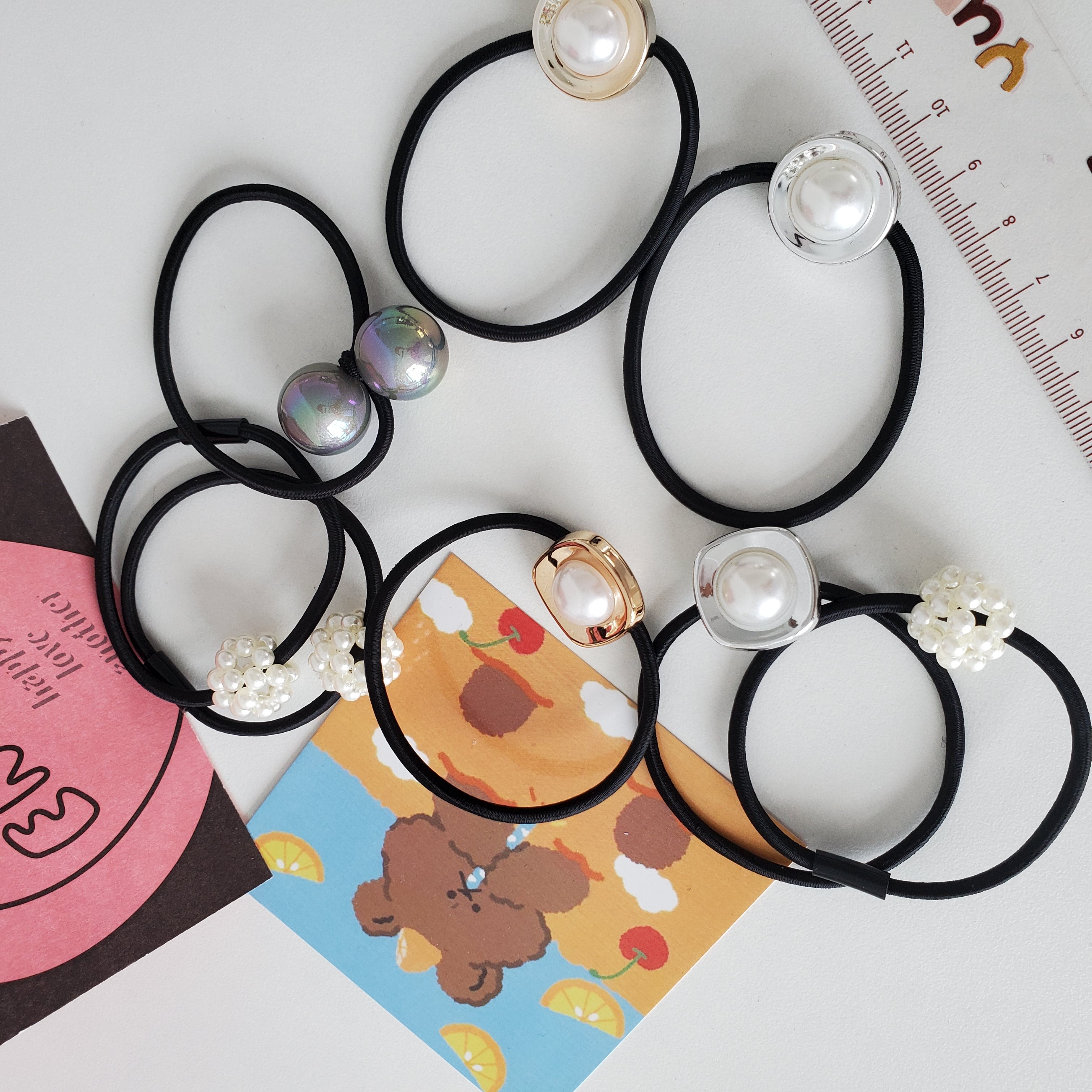 Yiwu's best-selling InS-style Korean-style hair bands and hair accessories for girls and children are sold directly by the manufacturer. A set of 6 pieces detail image 6