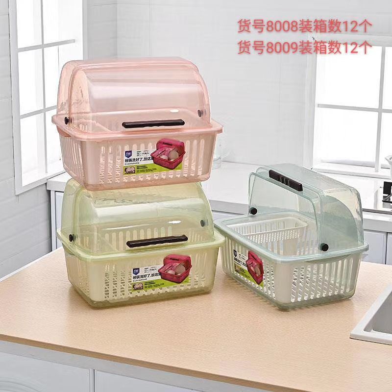 沥水碗柜带盖/碗架筷子收纳细节图