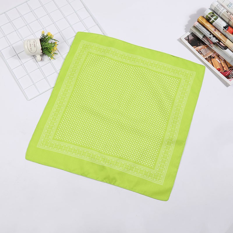 Hao Hao Headscarf Manufacturers Directly For Europe And The United States Men And Women Outdoor Sports Headscarf Hip-Hop Polyester Polka Dot Square Wholesale Magic Headscarf undefined