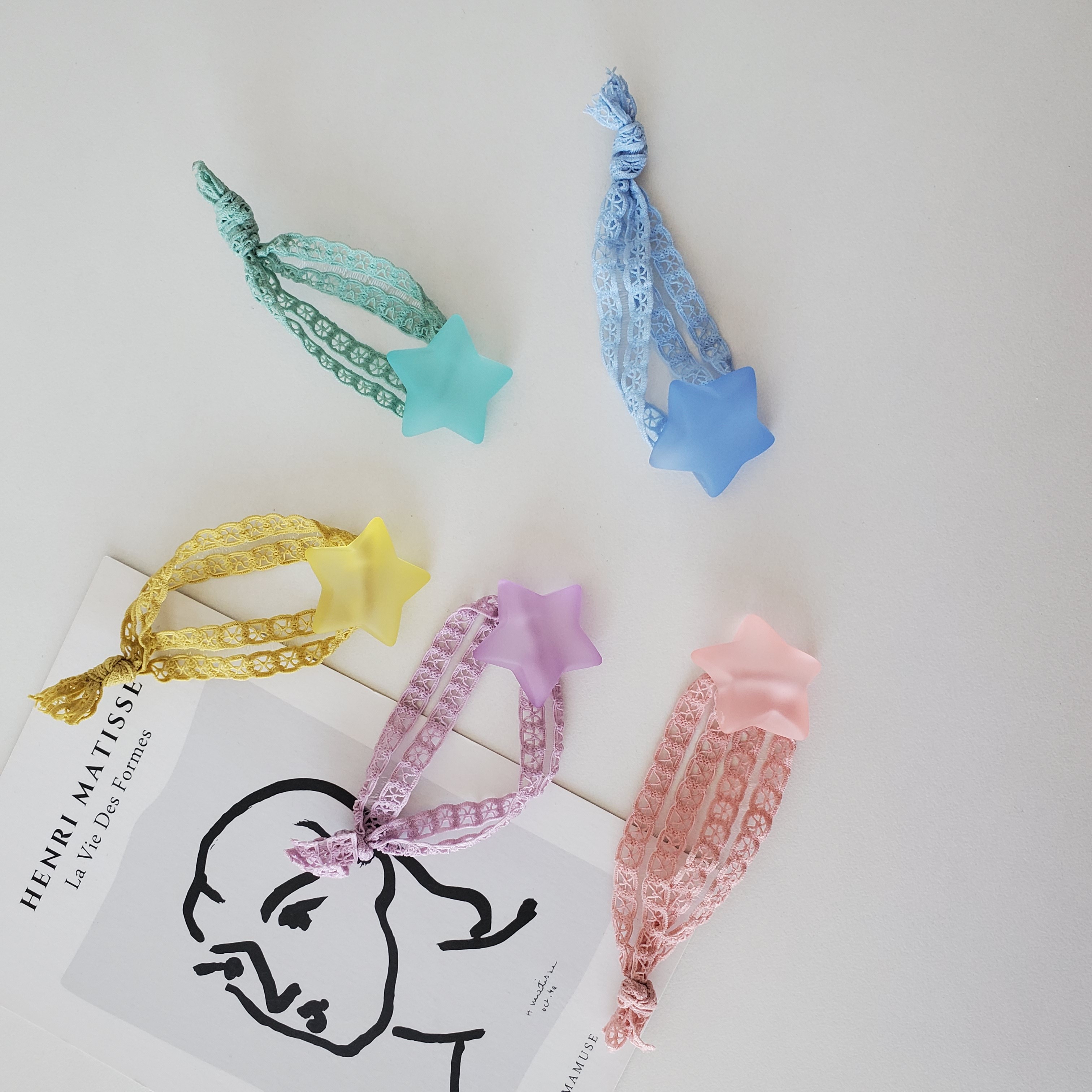 Yiwu's top-selling Korean-style children's and girls' hair accessories and hair bands, InS-style bestsellers, set of 6 detail image 3