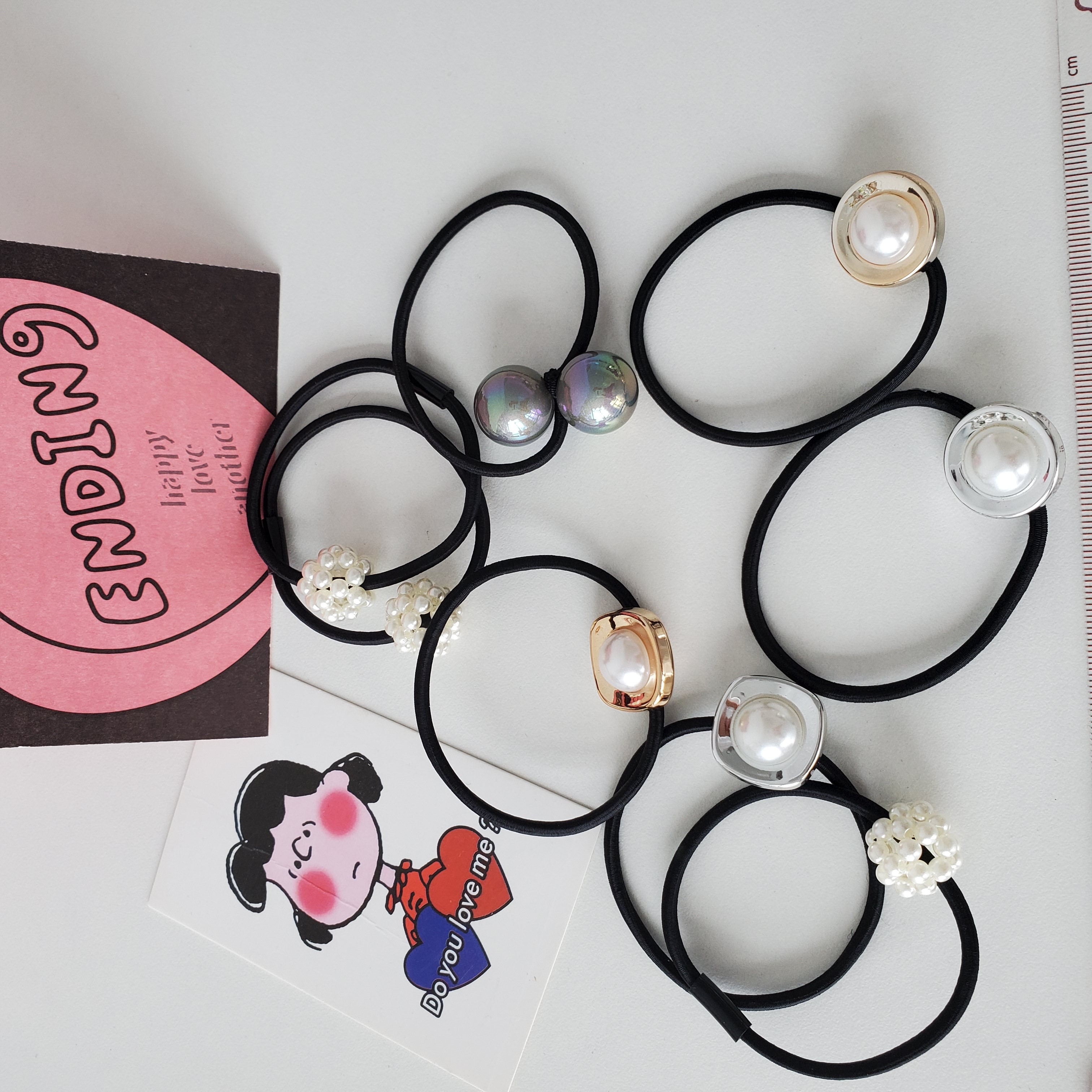 Yiwu's best-selling InS-style Korean-style hair bands and hair accessories for girls and children are sold directly by the manufacturer. A set of 6 pieces detail image 4