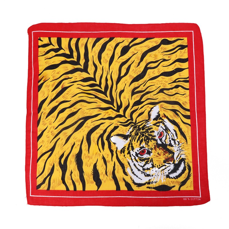 Hao Hao Headscarf Manufacturers Directly For Europe And The United States Outdoor Sports Headscarf Hip-Hop Square Wholesale Magic Cotton Animal Pattern Headscarf undefined