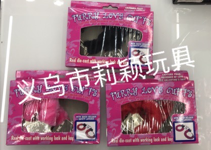 Box of plush handcuffs 368 handcuffs thumbnail
