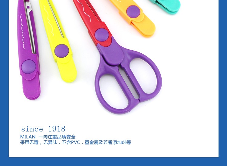 Spanish MILAN Milan Lace Safety Handmade Scissors 8-pattern Set 14930908 detail image 16