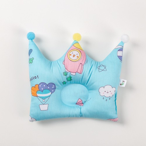 星韵宝卡通定型枕皇冠宝宝棉枕定型枕婴儿枕头防偏头枕卡通宝宝枕详情图6