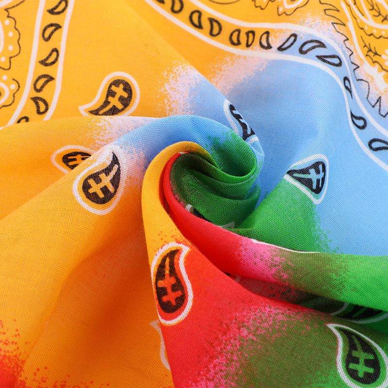 Hao Hao Headscarf Manufacturers Directly For Europe And The United States Men And Women Outdoor Sports Headscarf Street Dance Hip Hop Cotton Ribbon Small Square Wholesale Magic Headscarf Specification drawing