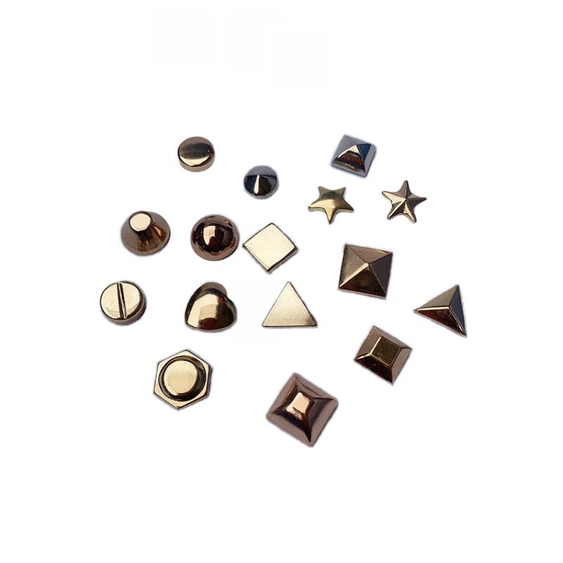 工厂直销金属铆钉 规格齐全3mm-18mm子母帽钉 防锈单双面黄铜撞钉详情图5