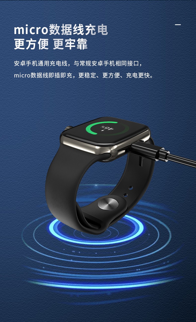 Insert a SIM card and support IOS and ANDROID mobile phone apps for the smartwatch K10 detail image 7