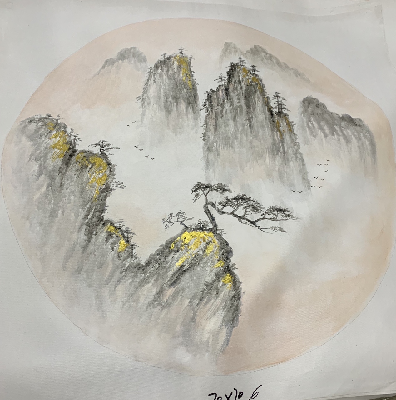 山水风光装饰油画