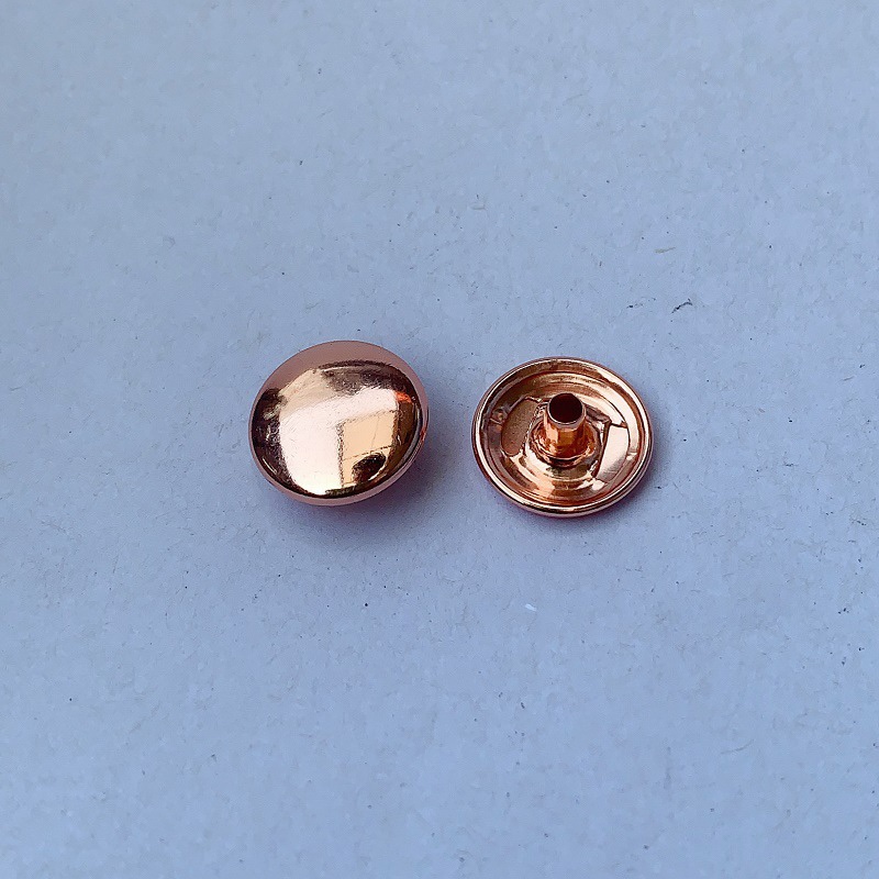 工厂直销金属铆钉 规格齐全3mm-18mm子母帽钉 防锈单双面黄铜撞钉详情图7