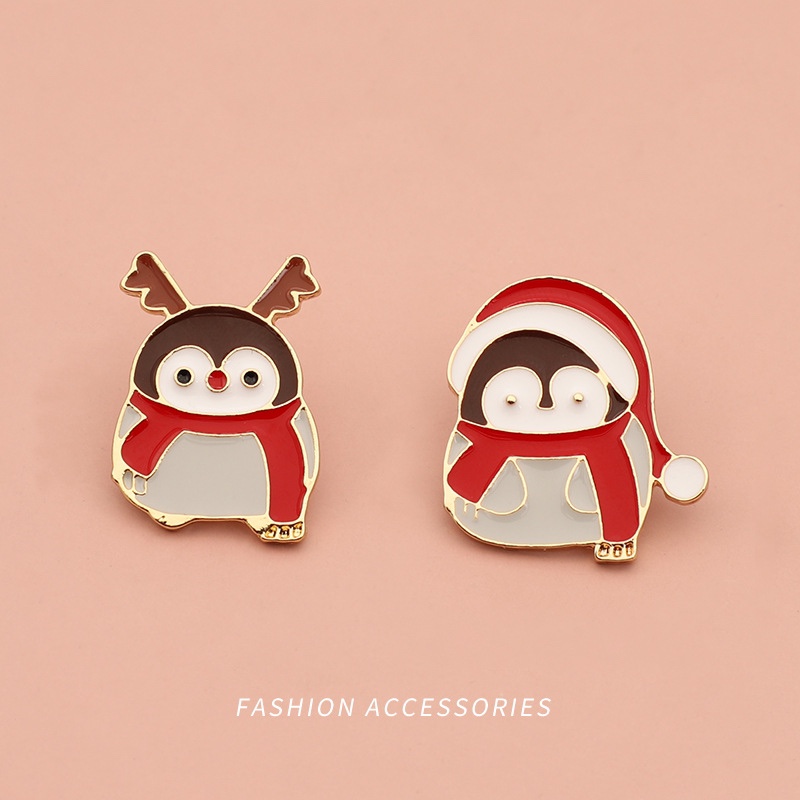 圣诞男女可爱日系徽章卡通别针扣装饰ins潮个性书包包配饰品