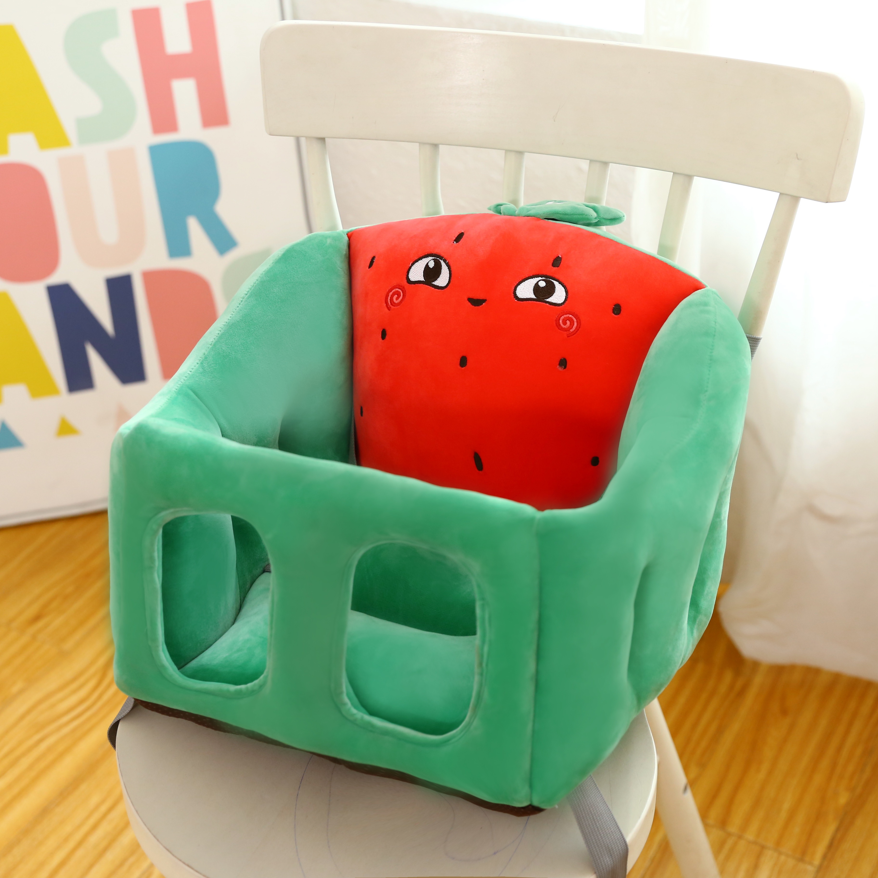 Baby sitting training chair, a 6-month-old baby sitting magic tool, portable high chair, children's small sofa seat, anti-drop detail image 2