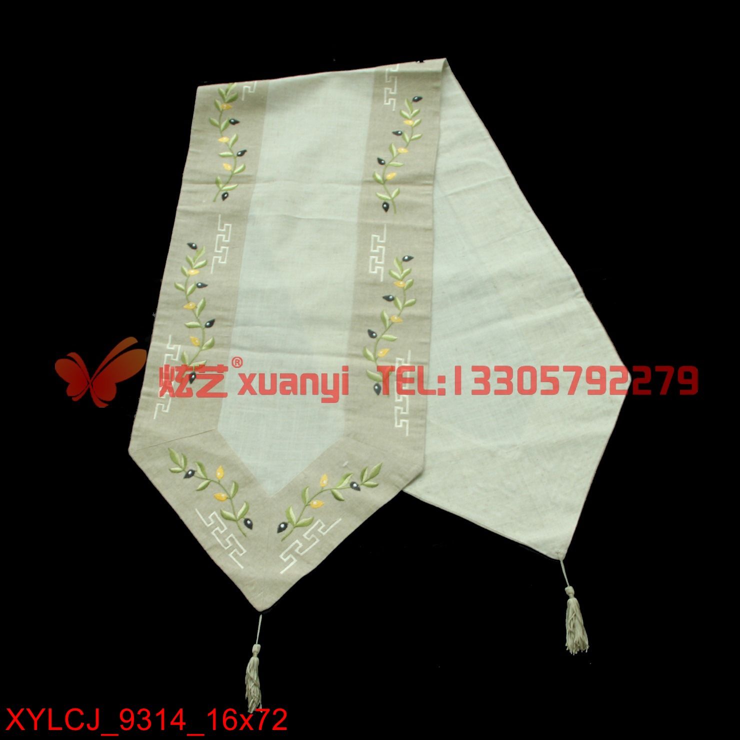 绣花加工实物图