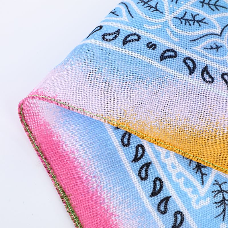 Hao Hao Headscarf Manufacturers Directly For Europe And The United States Men And Women Outdoor Sports Headscarf Street Dance Hip Hop Cotton Ribbon Small Square Wholesale Magic Headscarf Application Scenario